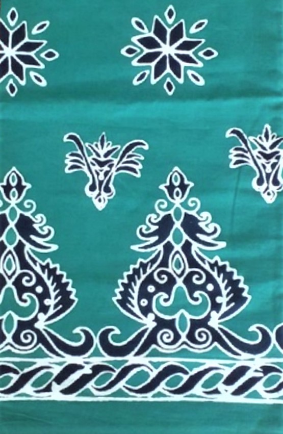 motif pucuk rebung melayu sumut