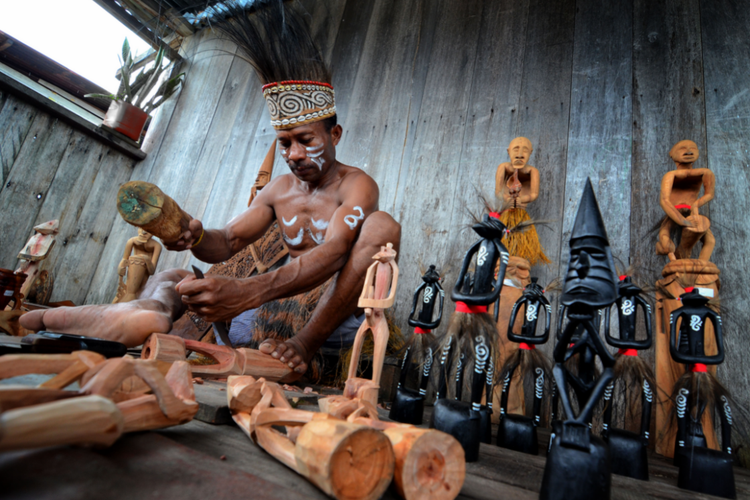Ukiran Kayu Suku Asmat