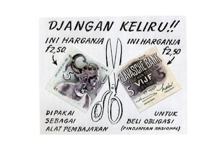 Iklan kebijakan Gunting Syafruddin