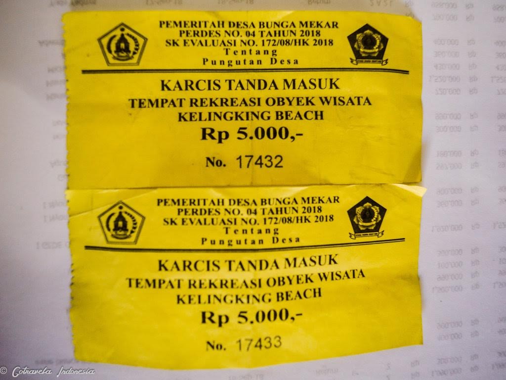 Foto Tiket masuk