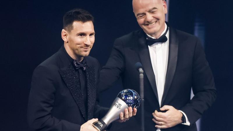 Lionel Messi & Gianni Infantino Lionel Messi & Gianni Infantino