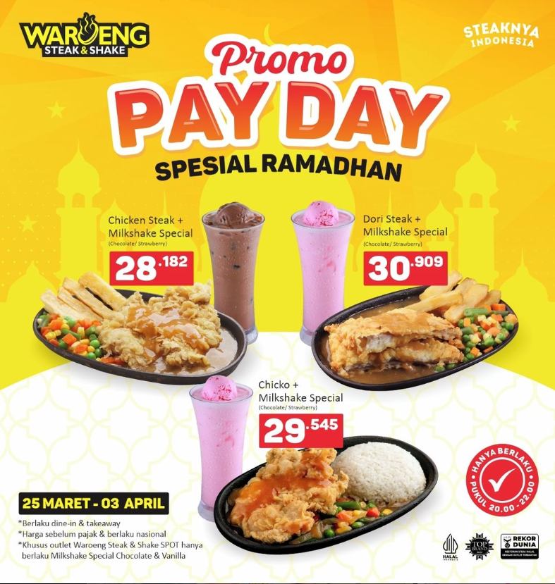 Promo Ramadan dari Waroeng Steak & Shake