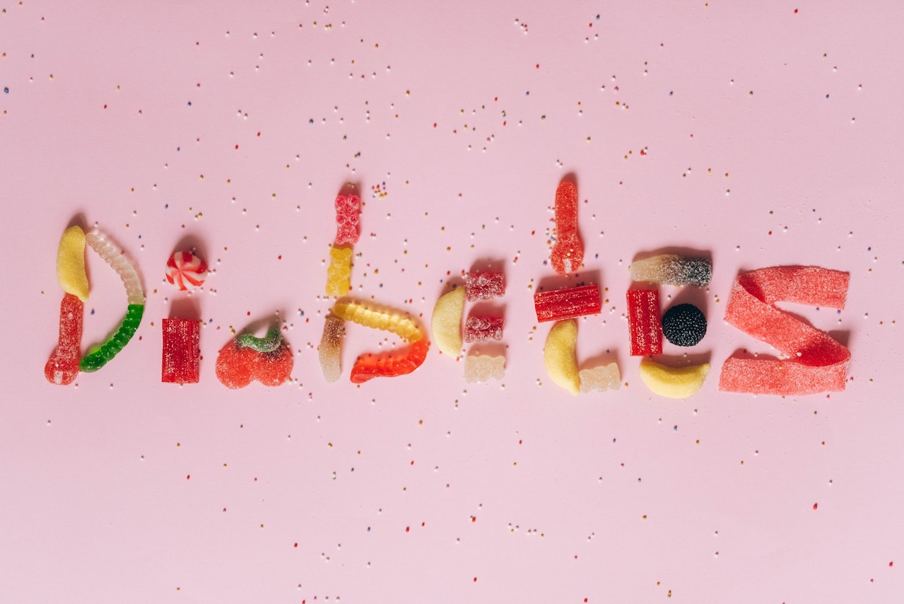 Tulisan diabetes dari permen