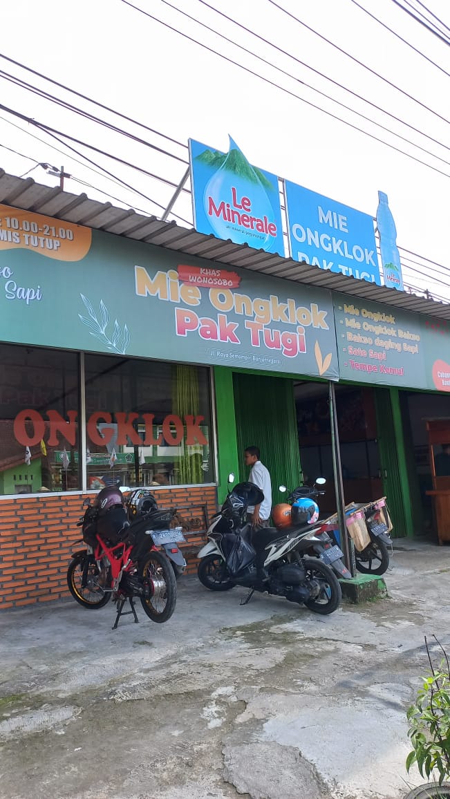 Mie Ongklok Pak Tugi Banjarnegara. Sumber : Dokumen Pribadi