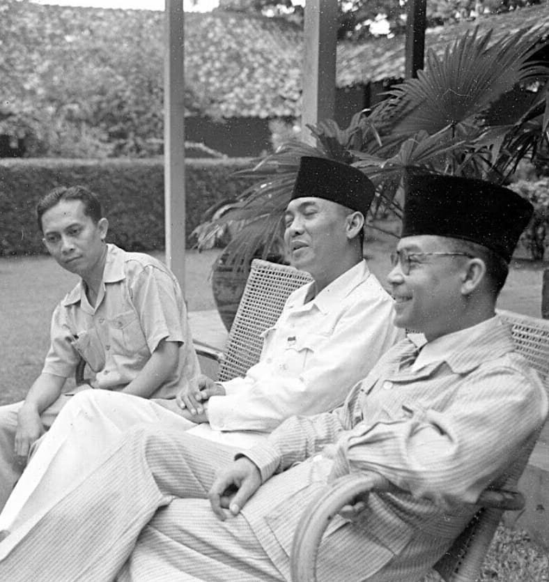 Soekarno, Hatta, dan Sjahir/Instagram