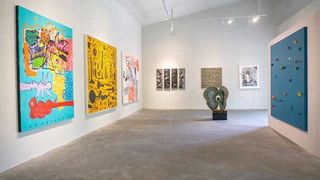 Hasil karya anggota Sakato Art Community dalam Pameran Bakaba #8. | Foto: @sakatoartcommunity/Instagram