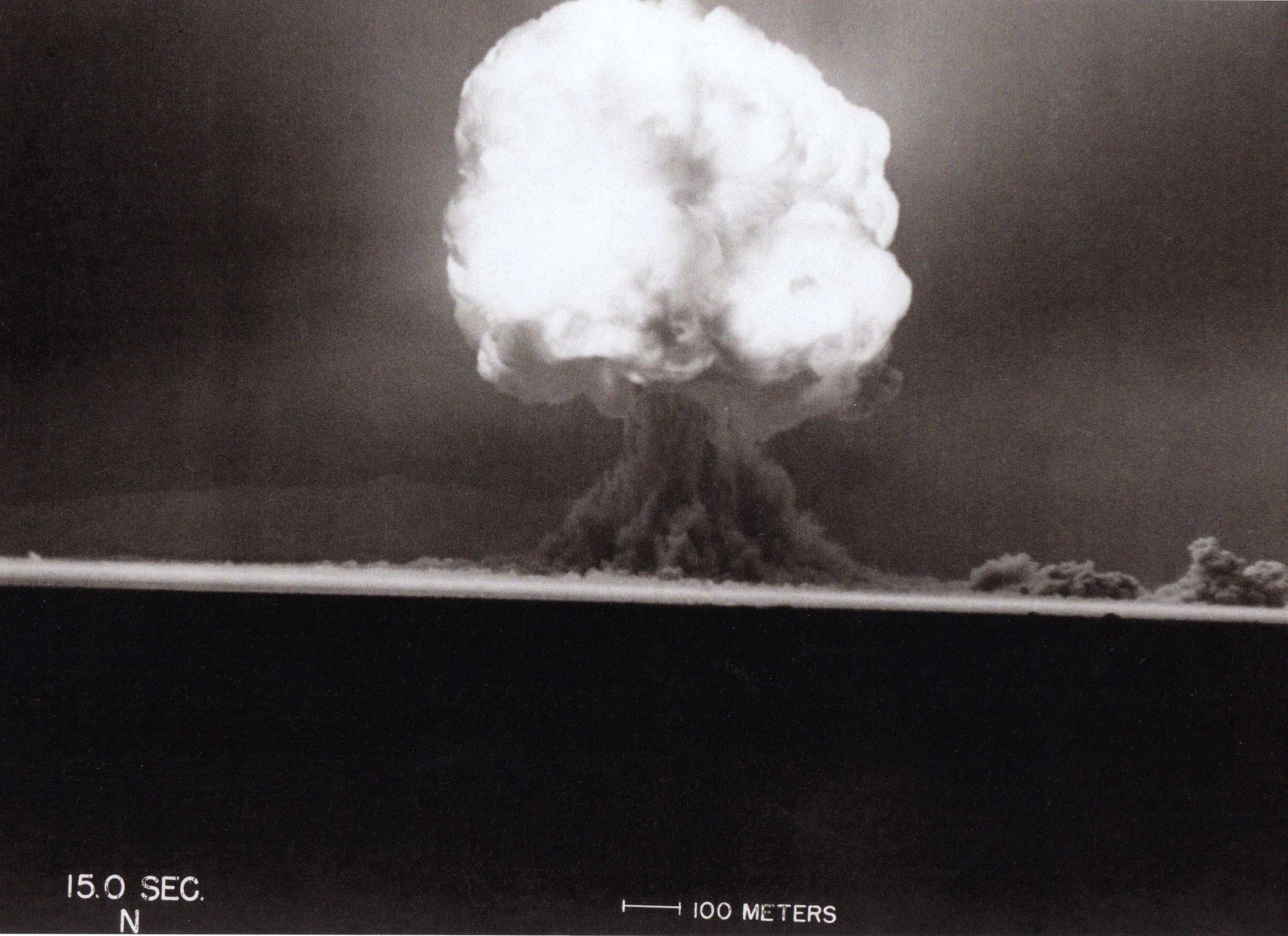 Rekaman uji coba Trinity | Foto: Atomic Heritage Foundation