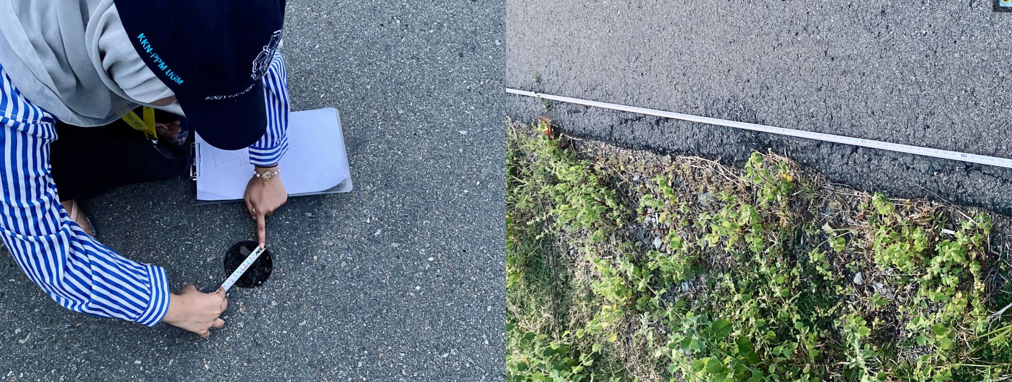 Akses jalan di Desa Olimoo'o terindikasi sangat baik berdasarkan metode penilaian PCI | Sumber: Josse Rizal Wachid