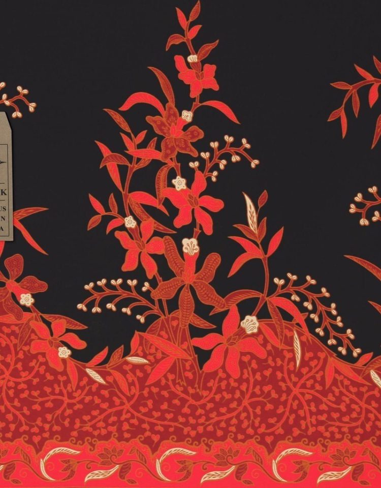 motif batik flora