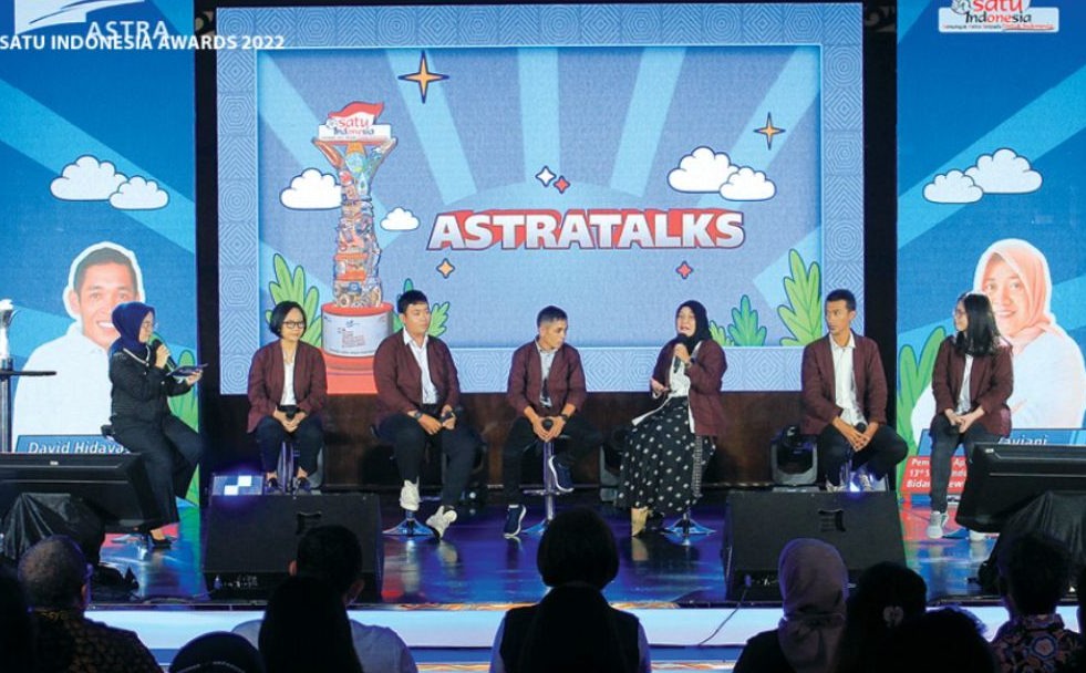 KAKG saat menerima apresiasi dari SATU Indonesia Awards 2022. | Foto: koran.tempo.co