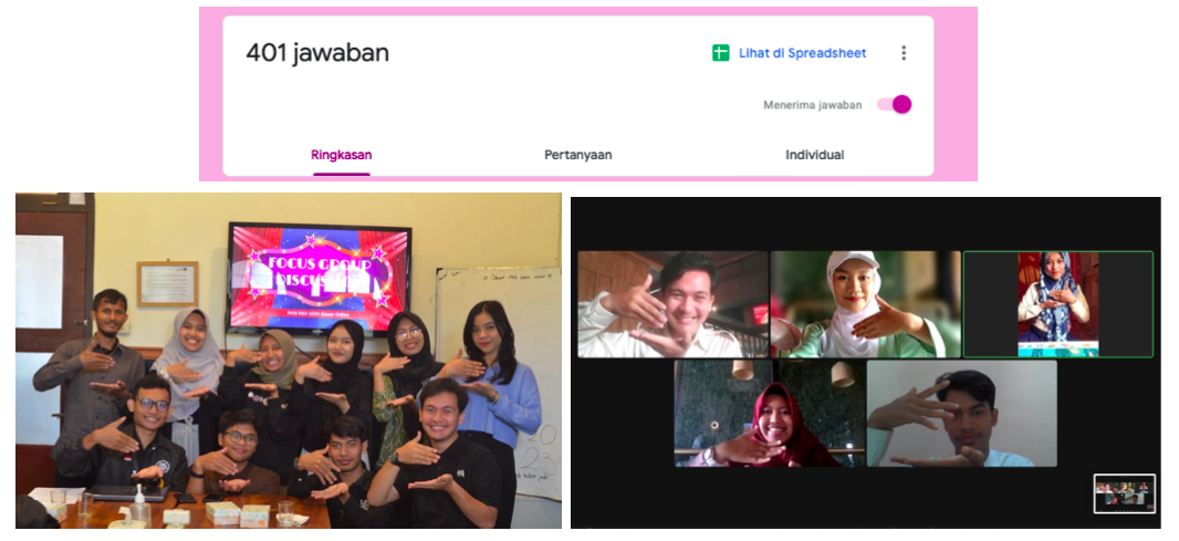 Proses pengambilan data riset