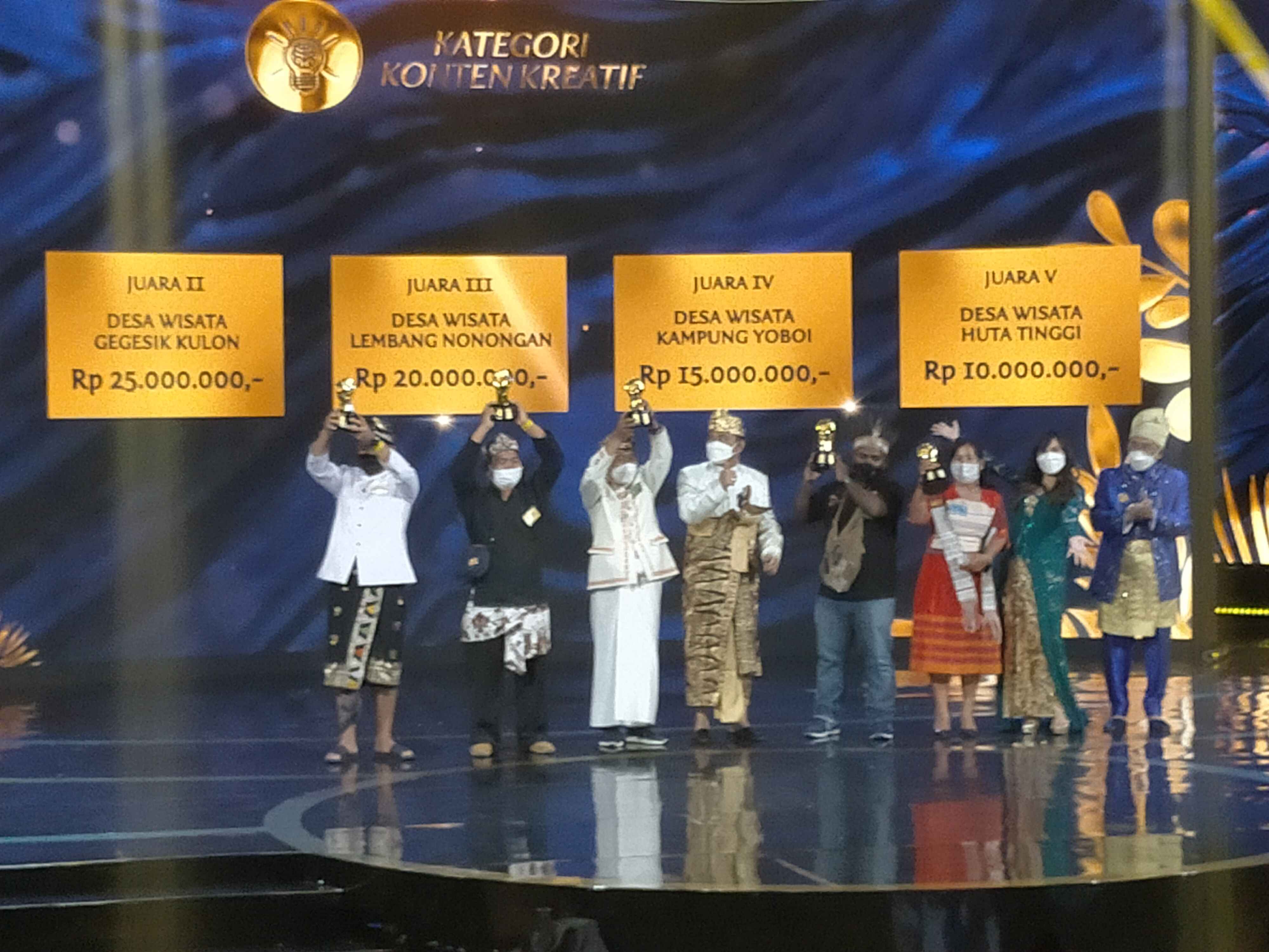Penganugerahan 50 Desa Wisata terbaik | Foto : Teater Reka Community