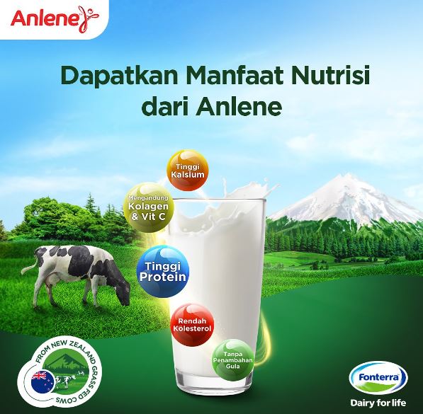 gambar iklan anlene - contoh gambar iklan produk minuman susu yang simple beserta penjelasannya