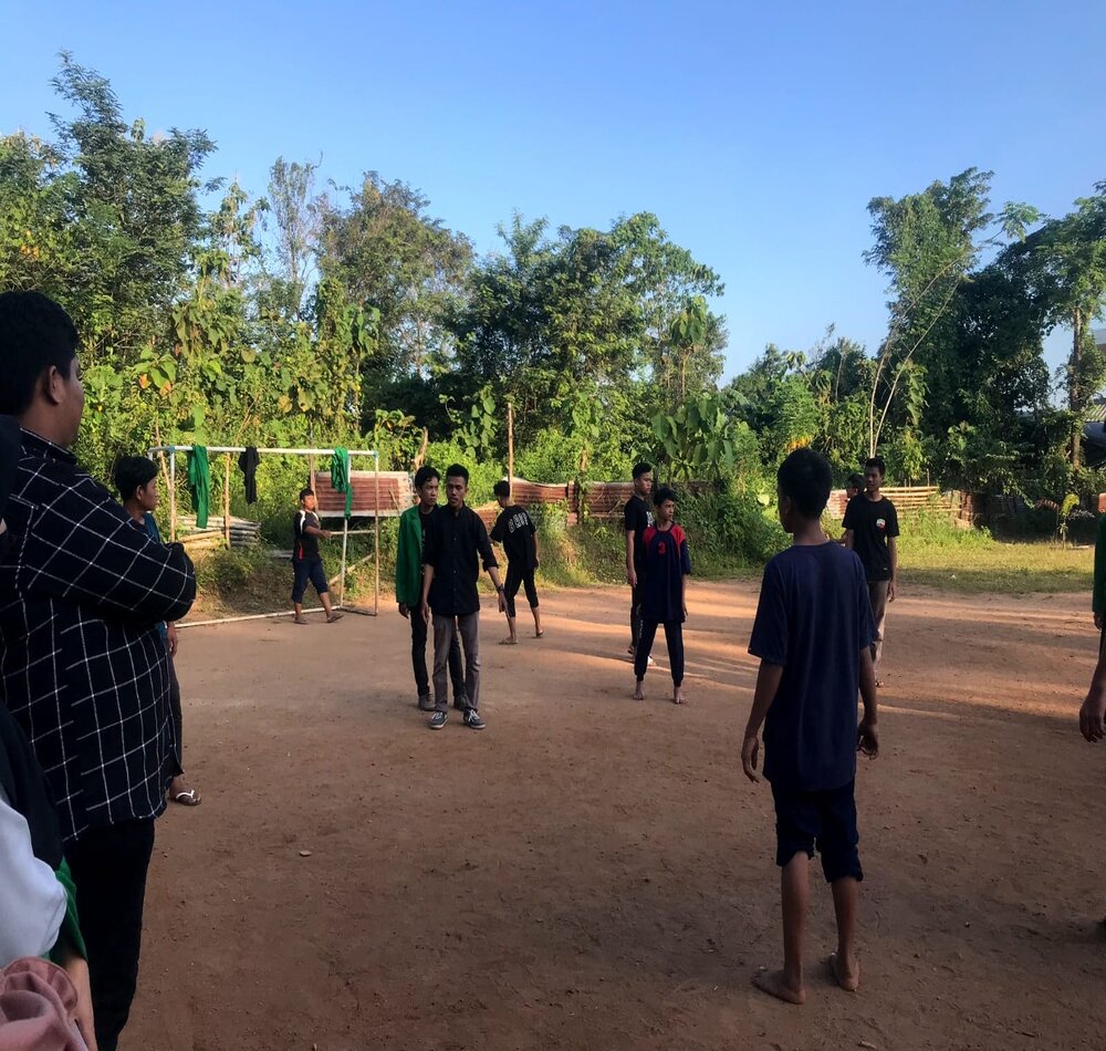 Menjelaskan aturan permainan asseng | Dokumen Pribadi