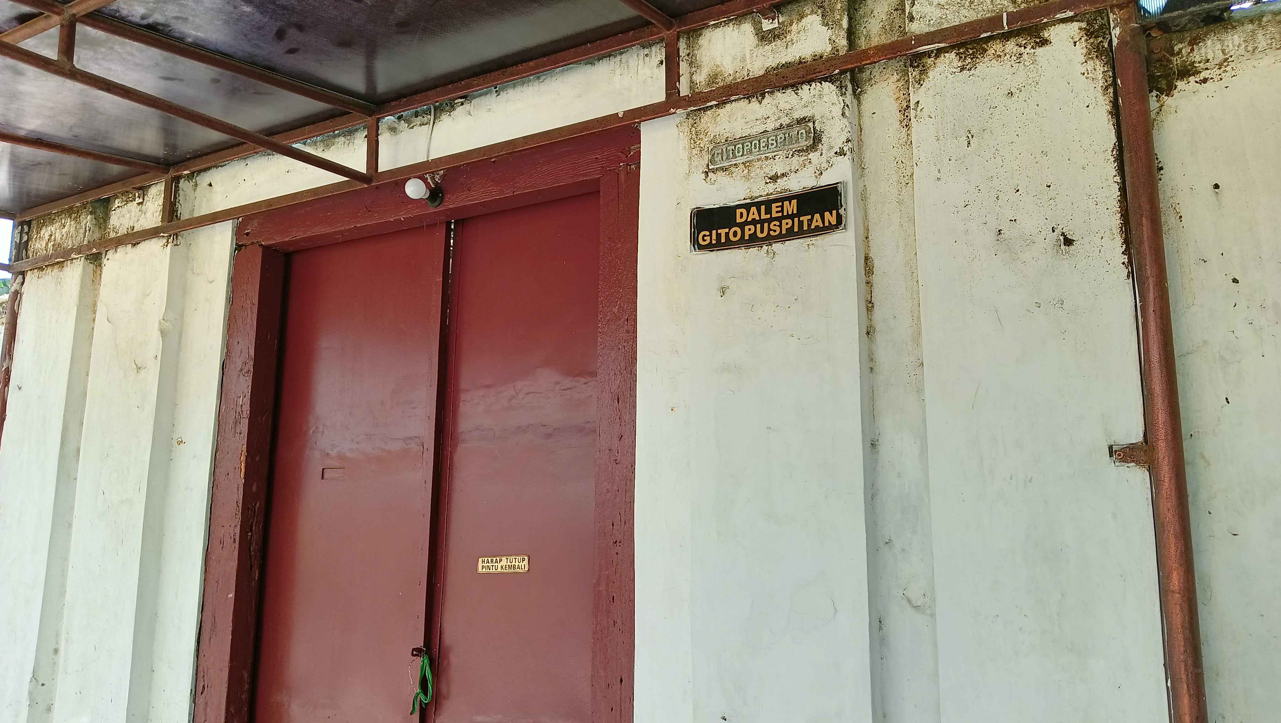 Kawasan pemukiman abdi dalem golongan bangsawan | Sumber: Dokumentasi Pribadi