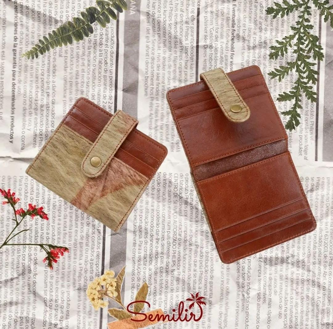 Dompet buatan Semilir Ecoprint
