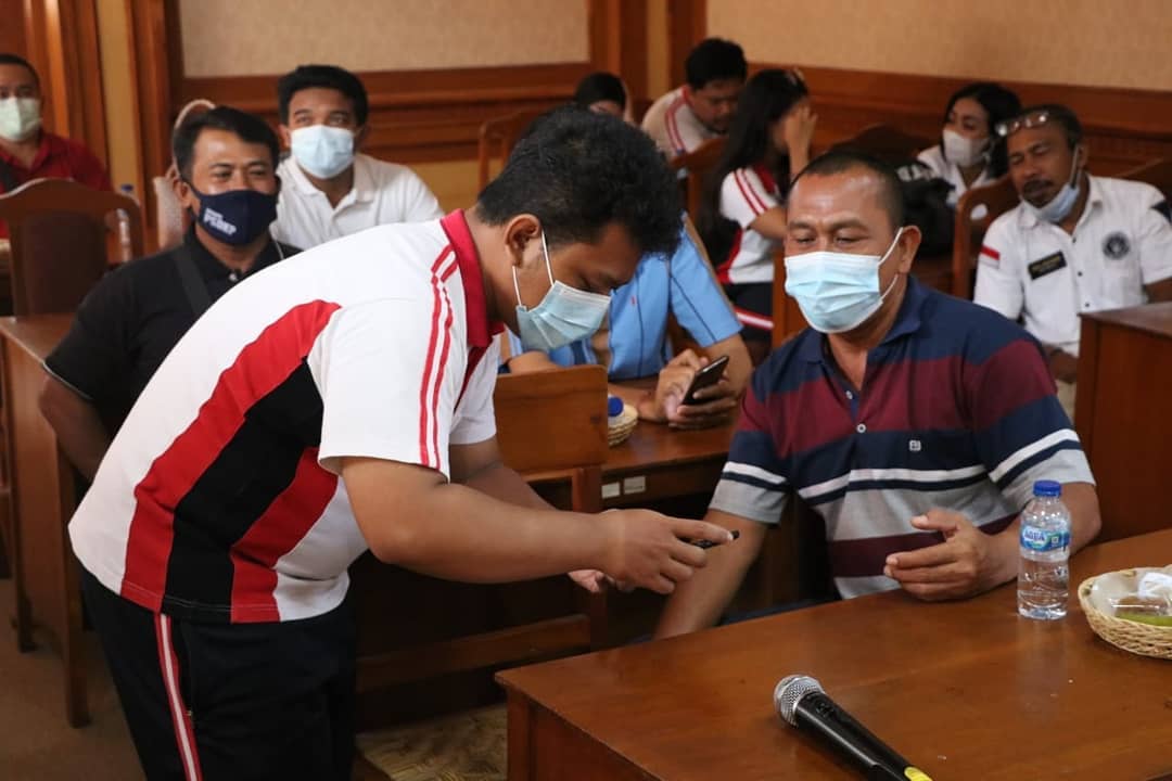 Sosialisasi aplikasi Fish Go yang diadakan di Kelurahan Benoa