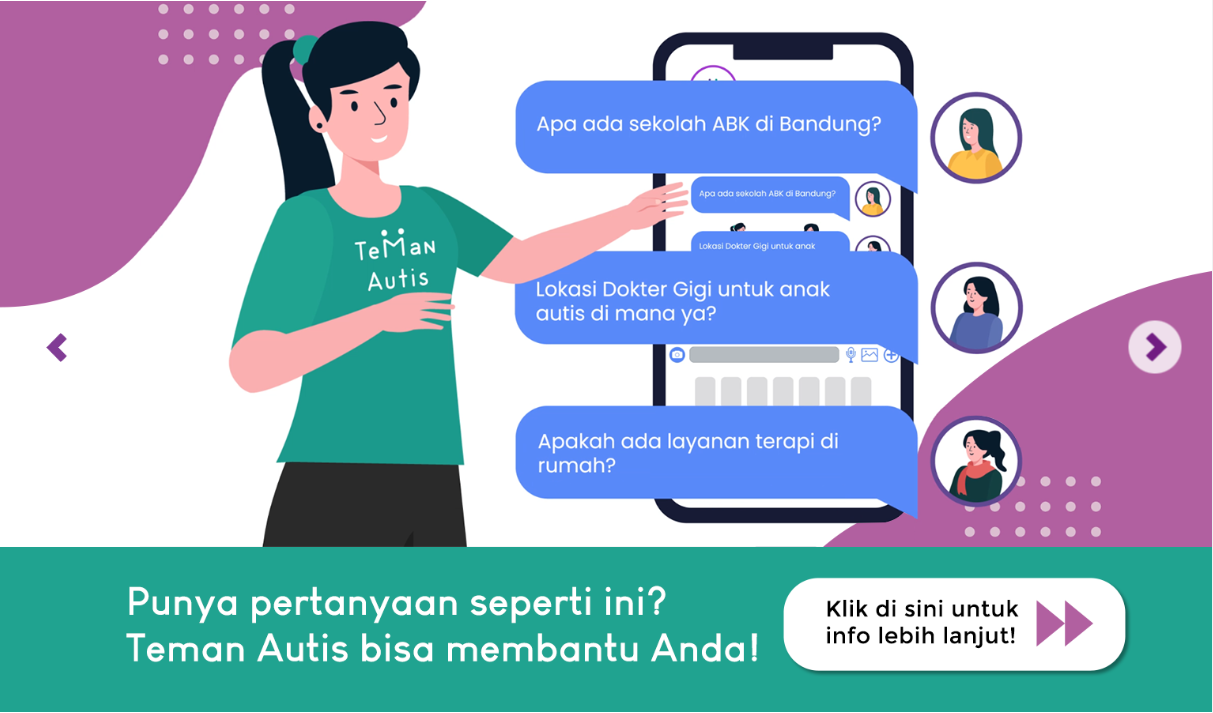 Tampilan beranda utama www.temanautis.com