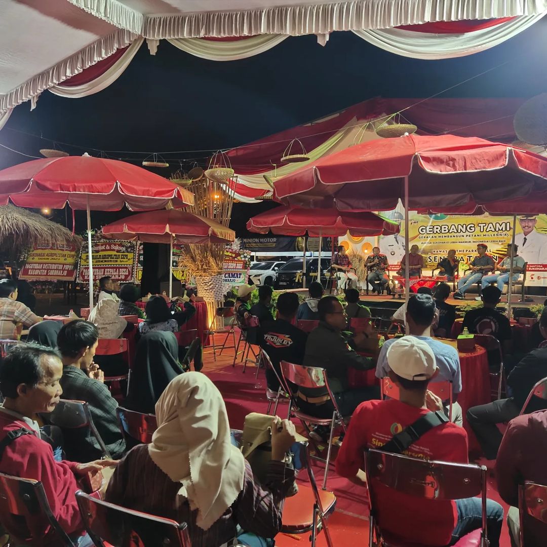 Talkshow petani milenial menghadirkan narasumber petani milenial di wilayah Kabupaten Sukoharjo. Foto. Dok. pribadi