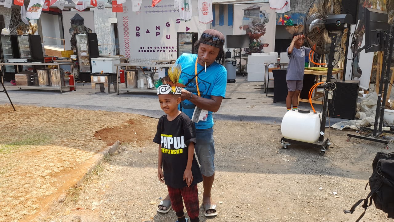 Bocah Papua menyemarakan PKN 2023(dokumentasi pribadi