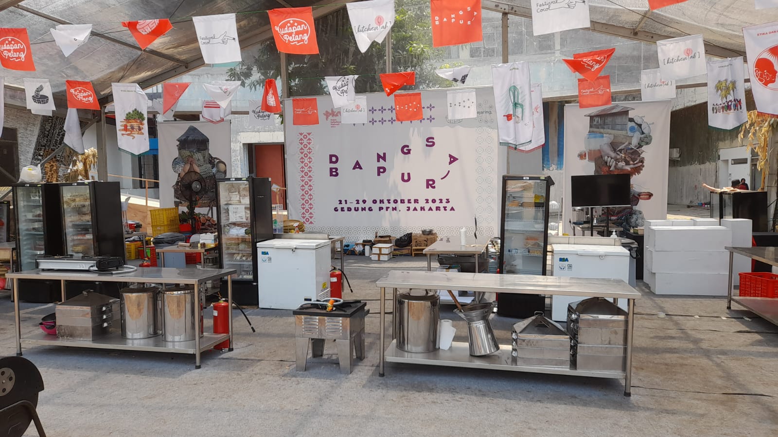 Seru dan nikmatnya Dapur Bangsa di Kenduri Rasa(dokumentasi pribadi)