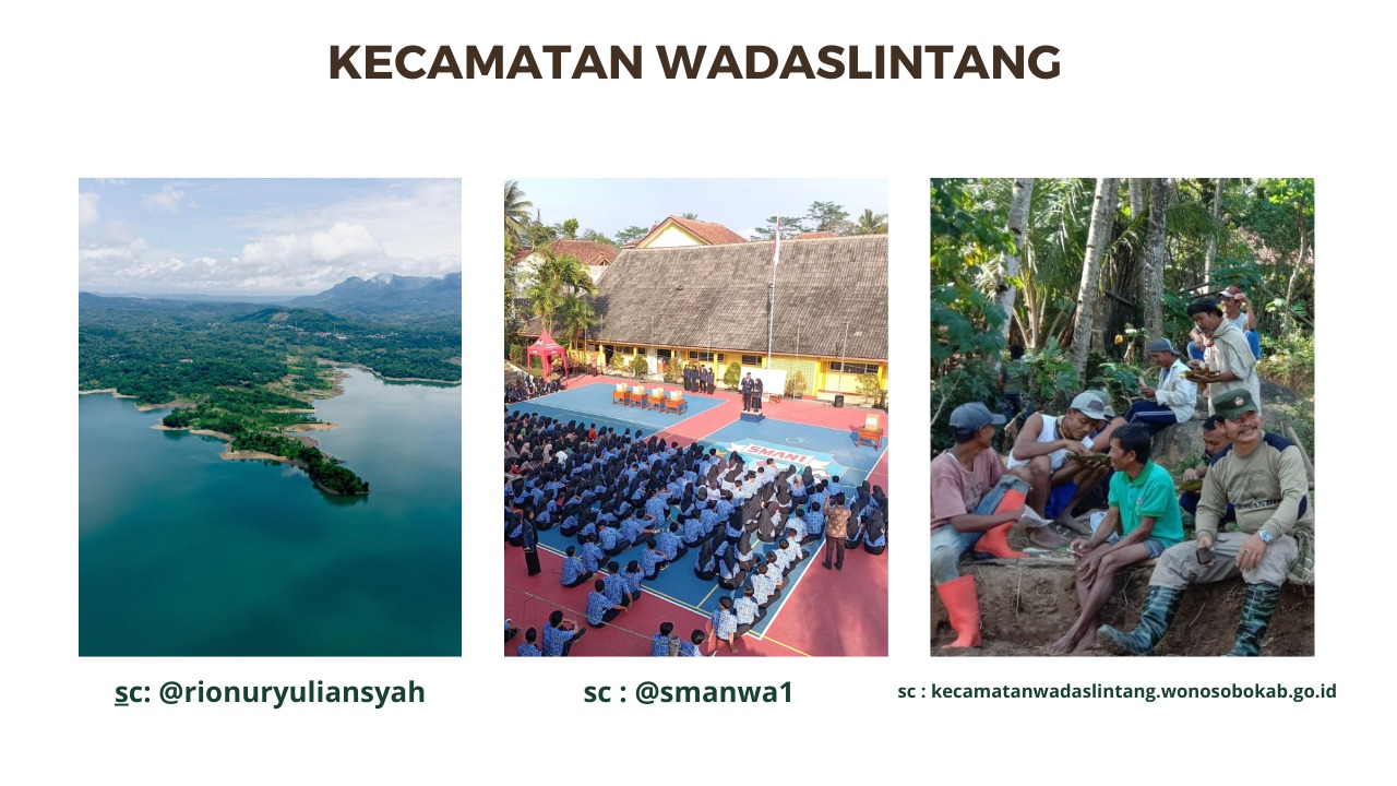 sumber gambar : 1. @rionuryuliansyah 2. @smanwa1 3. kecamatanwadaslintang.wonosobokab.go.id
