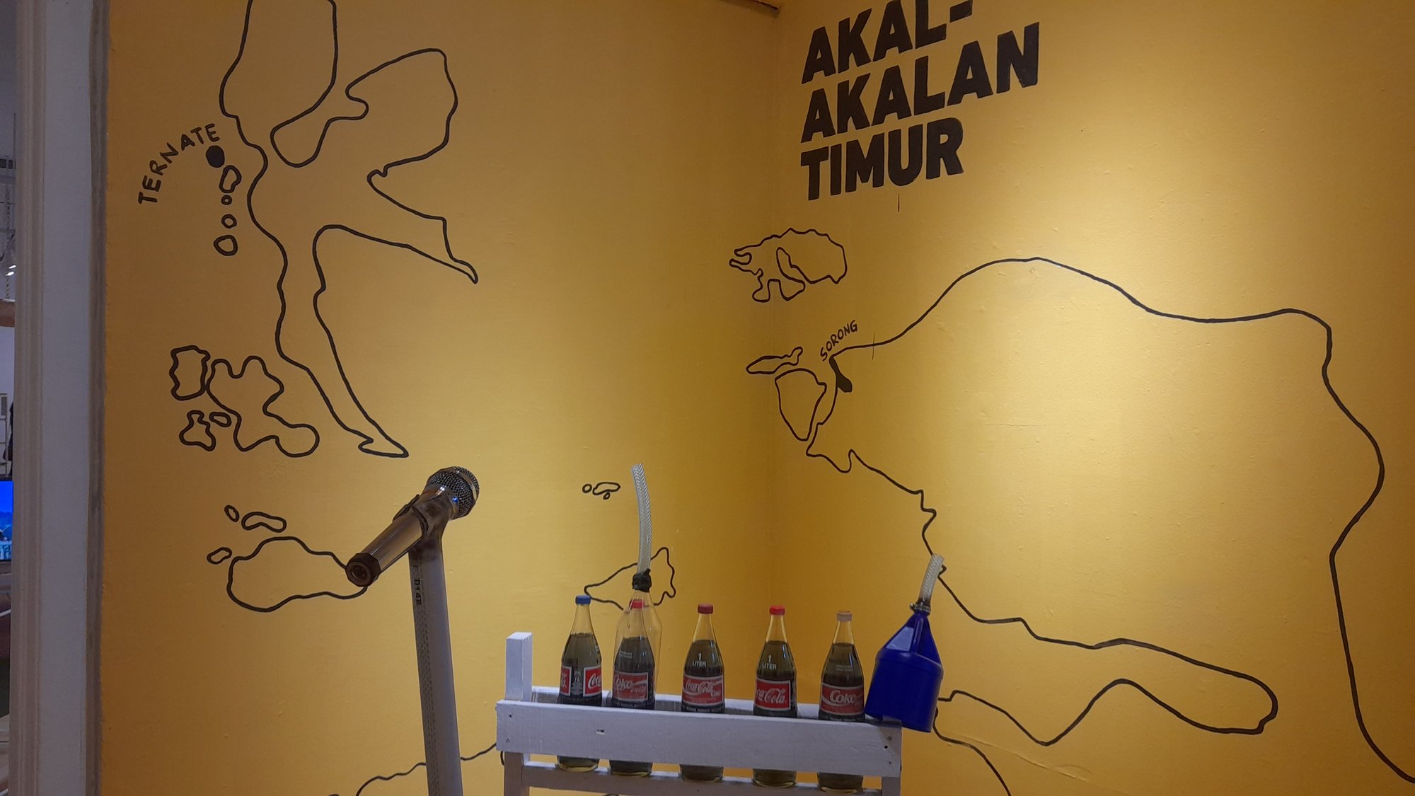 Botol cola jadi tempat bensin(dokumentasi pribadi)