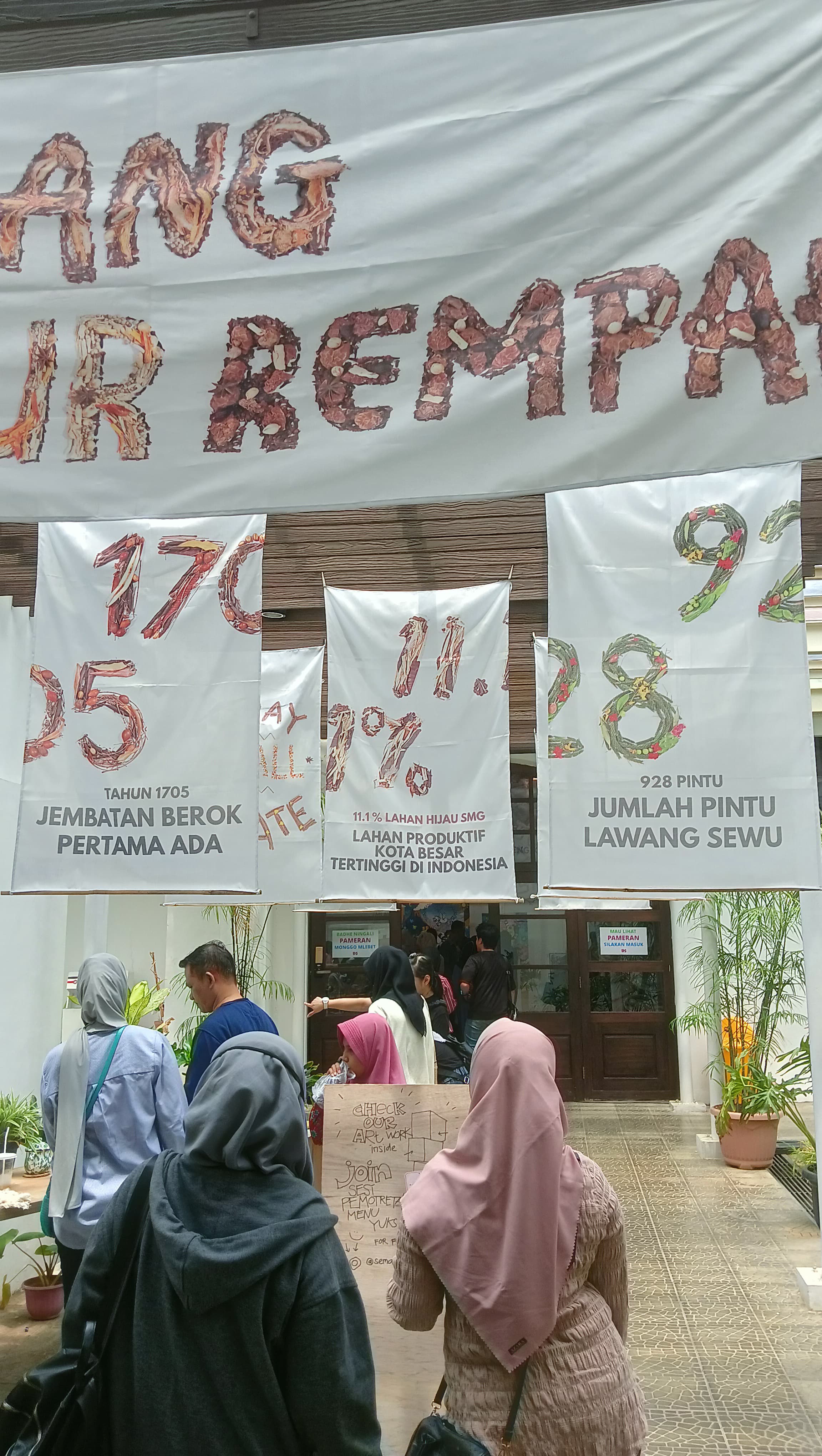 Gedung Oudetrap difungsikan sebagai lokasi Pameran Jalur Rempah 2023 (Sumber: Dokumentasi Pribadi)