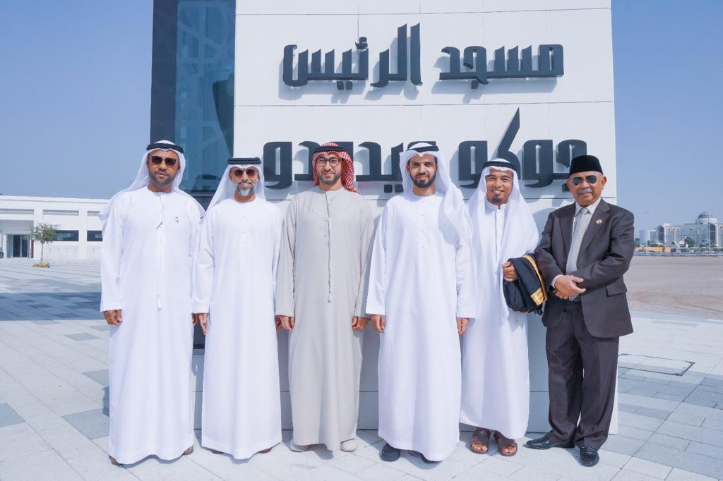 Peresmian Masjid Joko Widodo © KBRI Abu Dhabi