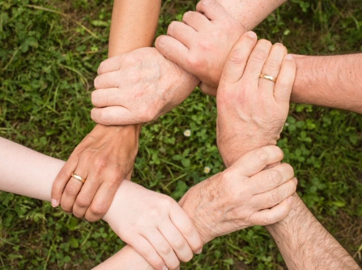 Foto oleh Pixabay: https://www.pexels.com/id-id/foto/tangan-tanah-kelompok-di-luar-rumah-461049/