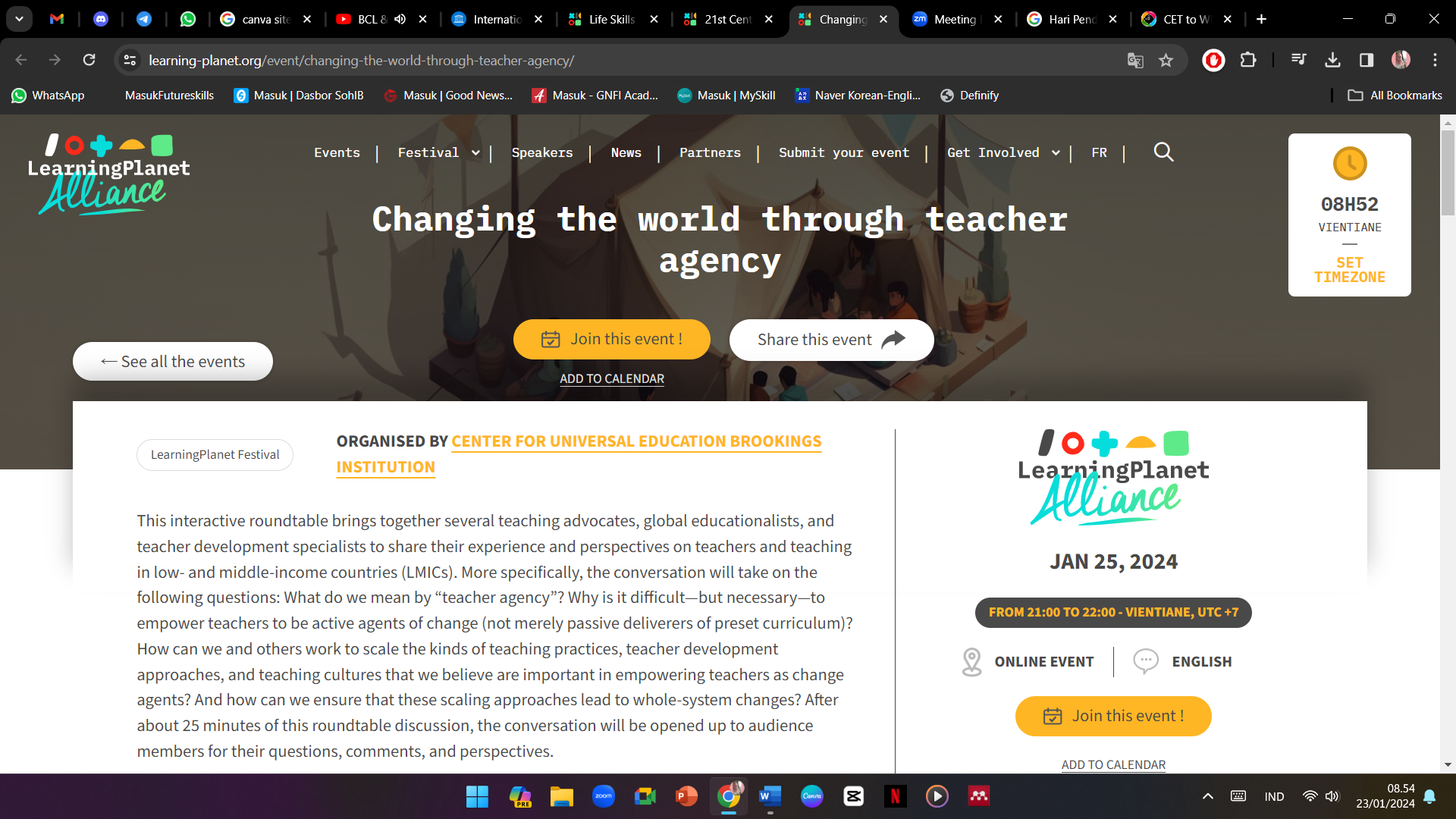 LearningPlanet Festival © Dokumentasi Pribadi 2024