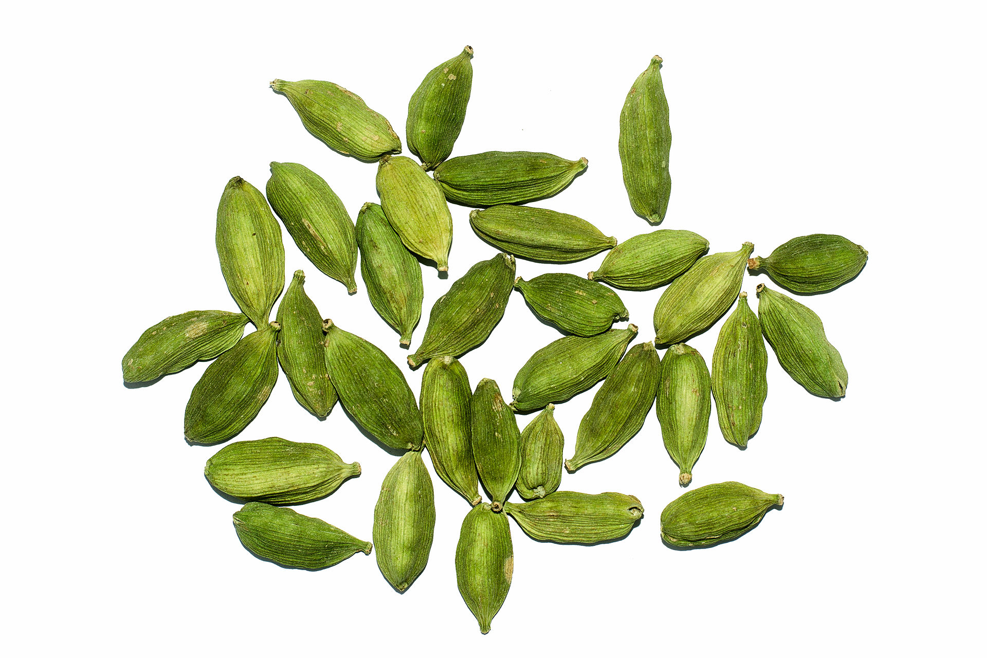 Biji Kapulaga masih di dalam pods | By Prathyush Thomas - Own work, GFDL 1.2, https://commons.wikimedia.org/w/index.php?curid=40695554