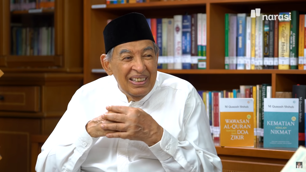 Quraish Shihab © Tangkapan layar YouTube Najwa Shihab
