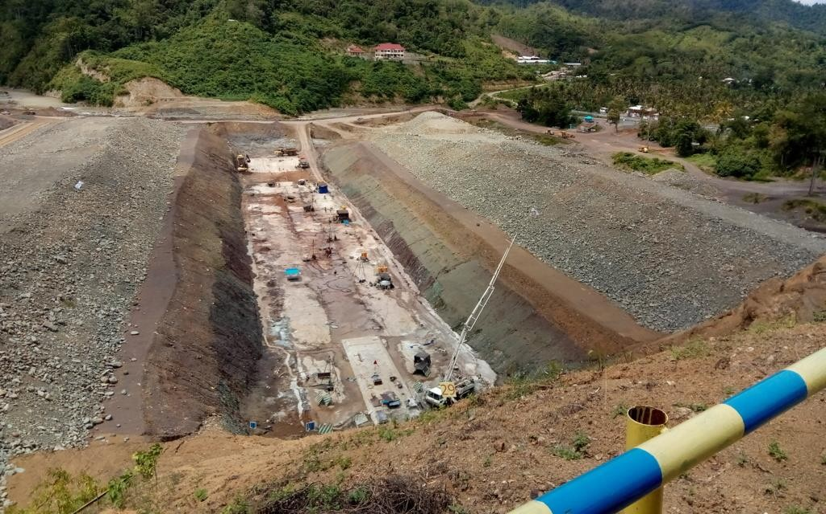 Potret Bendungan Lolak pada 2017.
