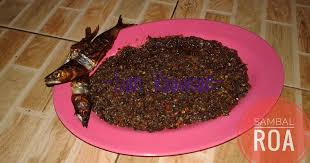 Foto Makanan Khas Manado roa rica