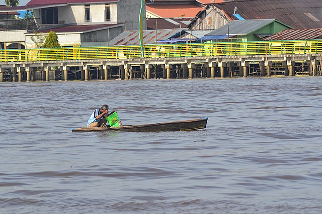Sungai Kapuas © Rahmad Widyo Utomo on Wikimedia commons