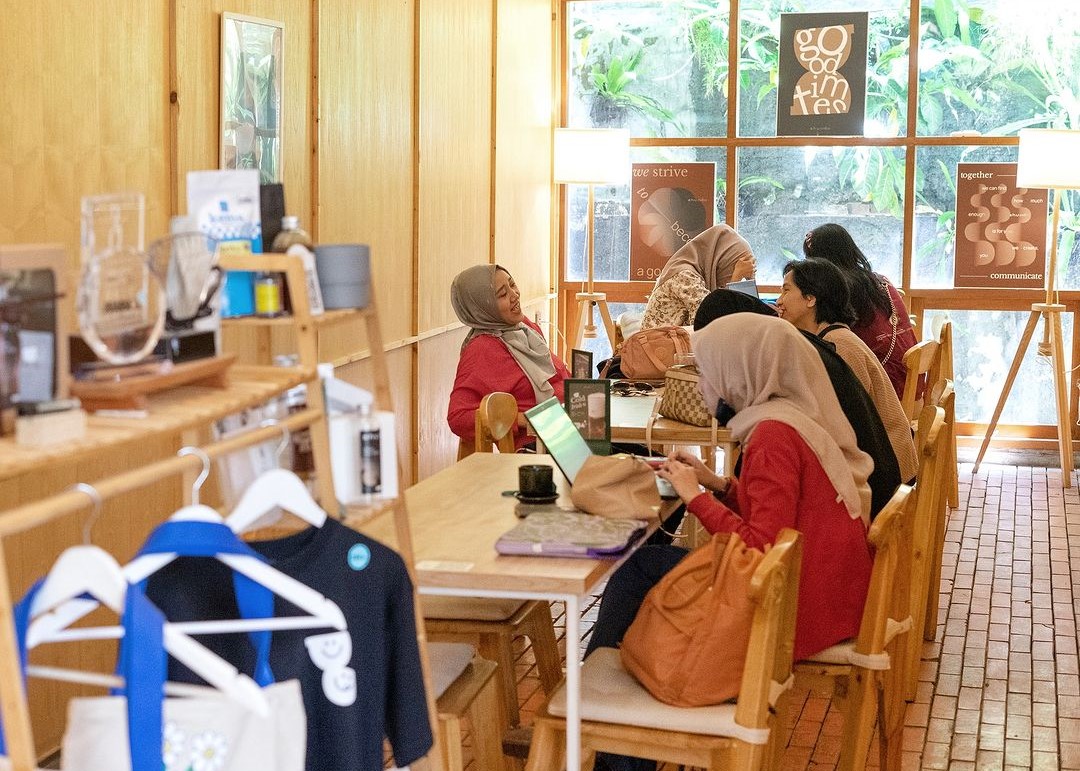 Salah satu Spot di Shu Cafe