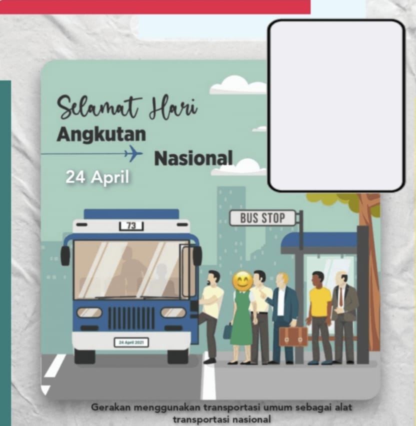 Twibbon Hari Angkutan Umum Nasional