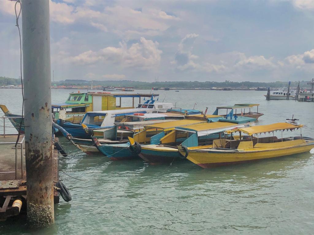 Si Pompong yang Siap Mengantar Kawan GNFI Pelesir ke Pulau Penyengat| Foto: Dokumentasi Pribadi