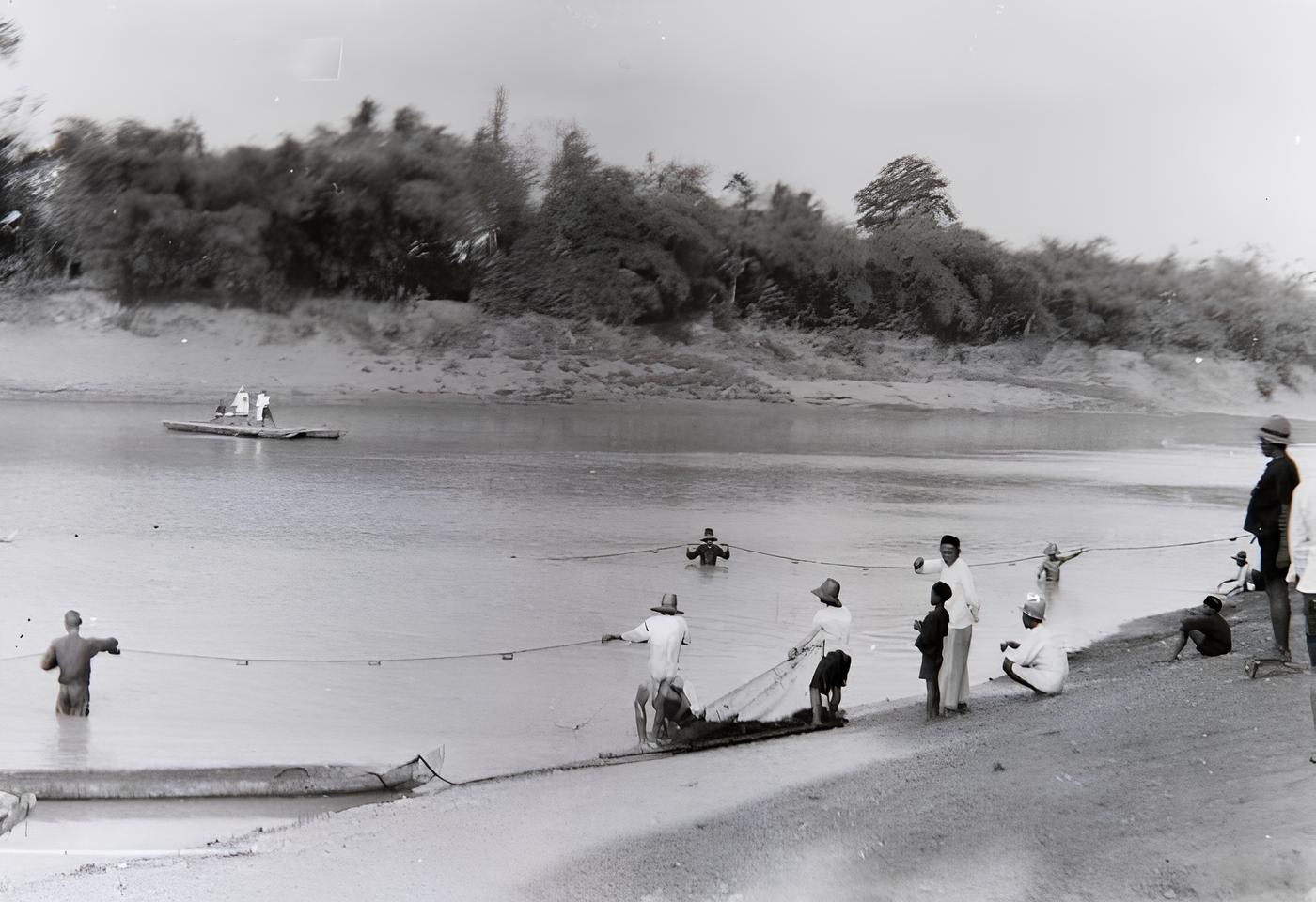 Keadaan Sungai Citarum di tahun 1930-an
