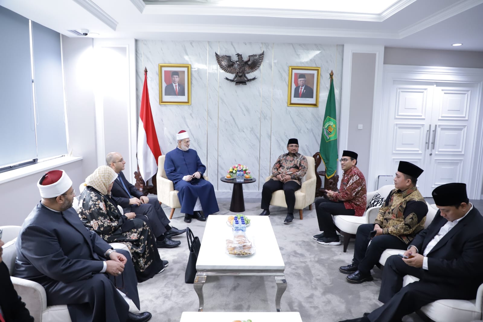 Kunjungan pihak Al Azhar, Mesir di Kantor Kemenag, Jakarta