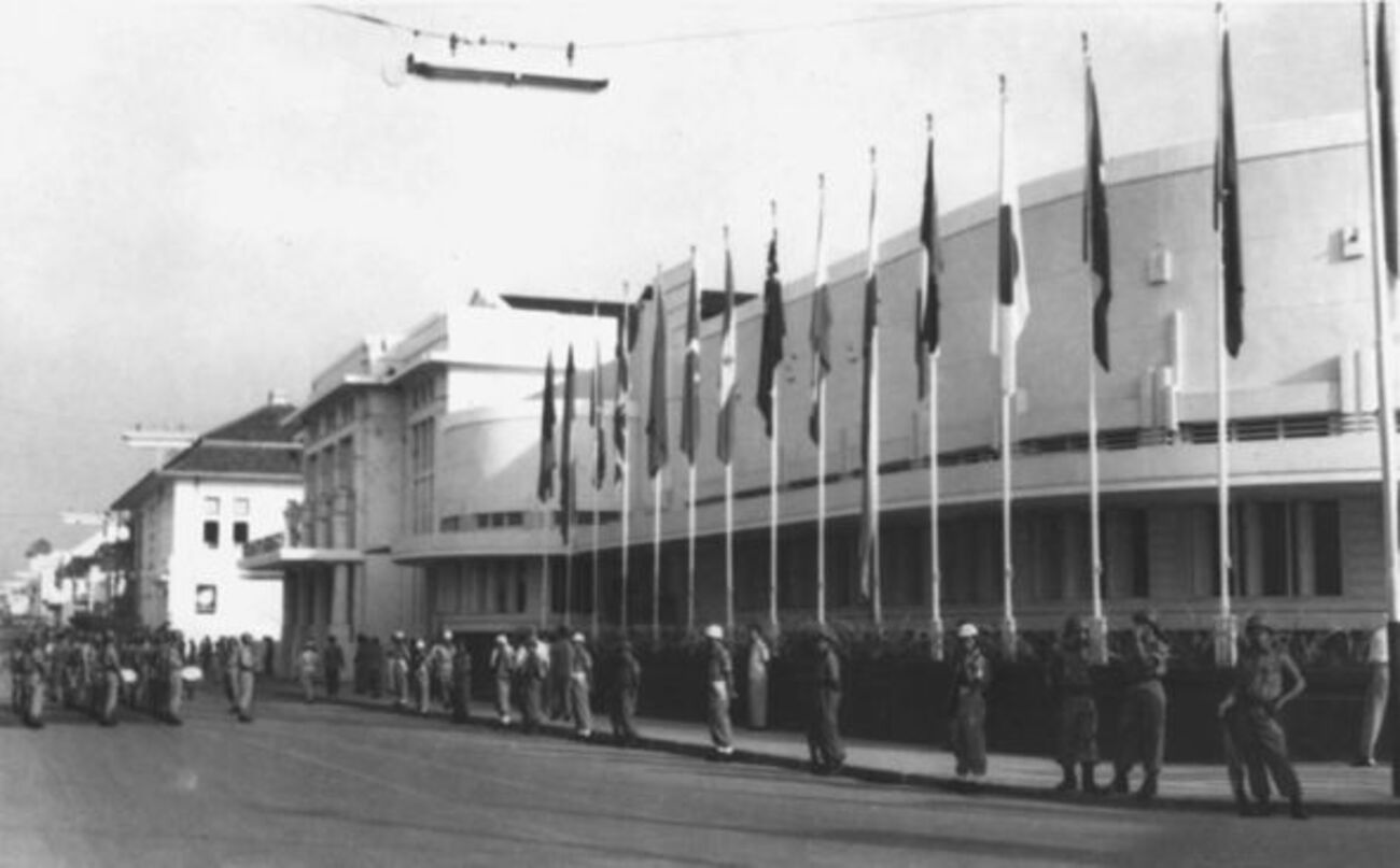 Suasana Gedung Merdeka Saat Konferensi Asia Afrika