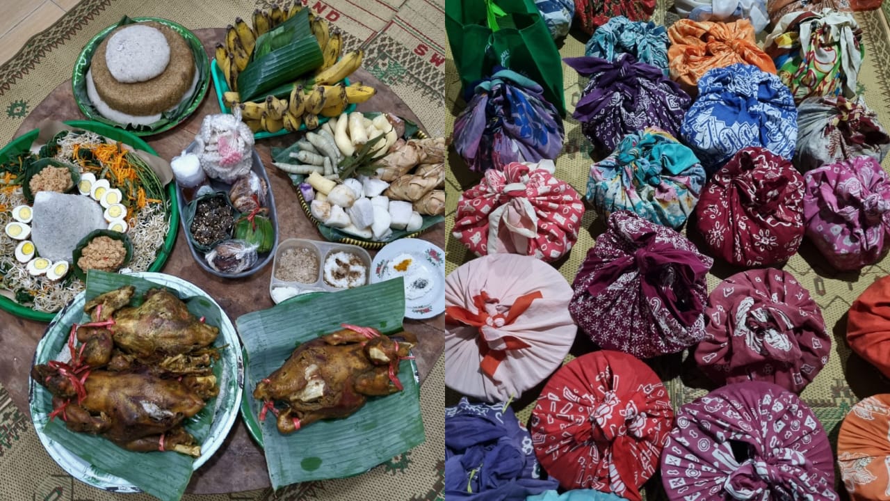Uborampe (hidangan acara kemitan). Sumber: Dokumentasi pribadi