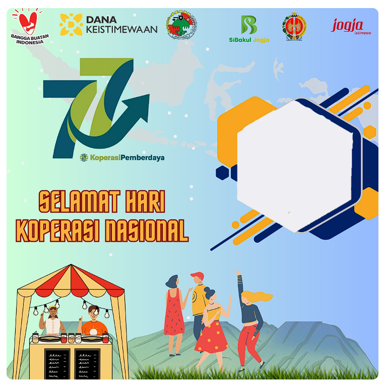 gambar twibbon hari koperasi nasional 2024