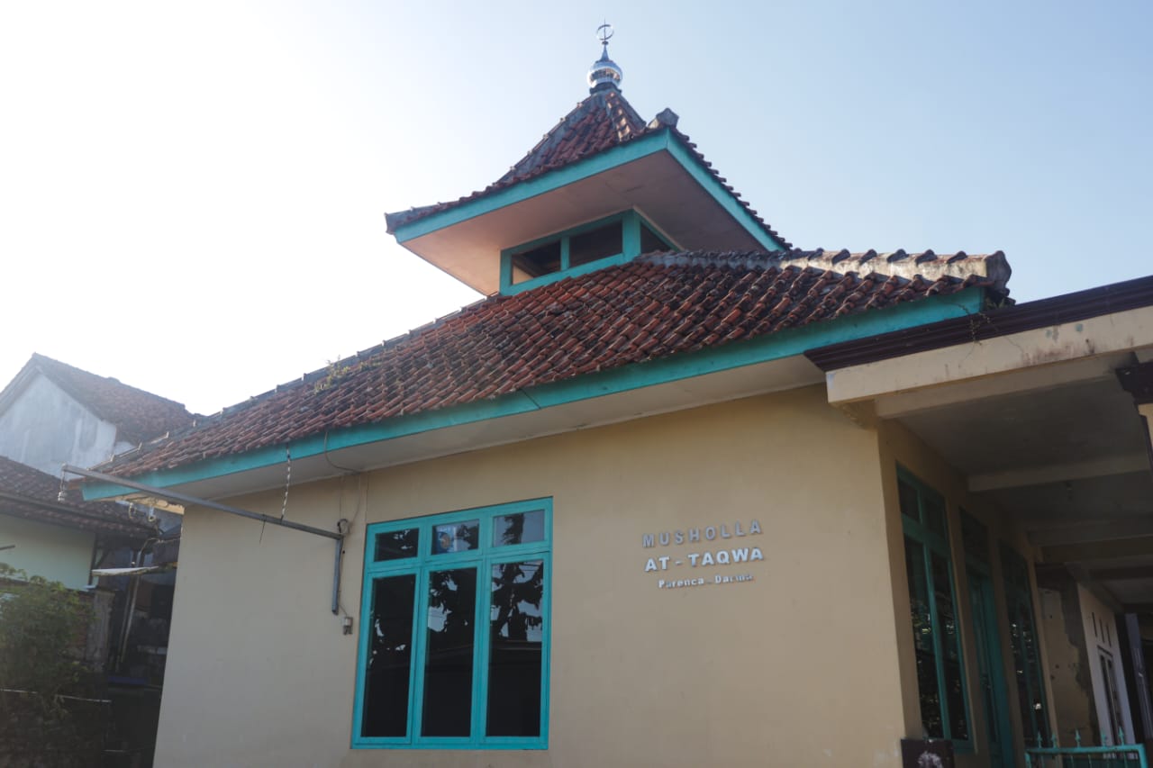 Musholla At-Taqwa yang ada di RT 8, Dusun Pakuwon, Desa Darma