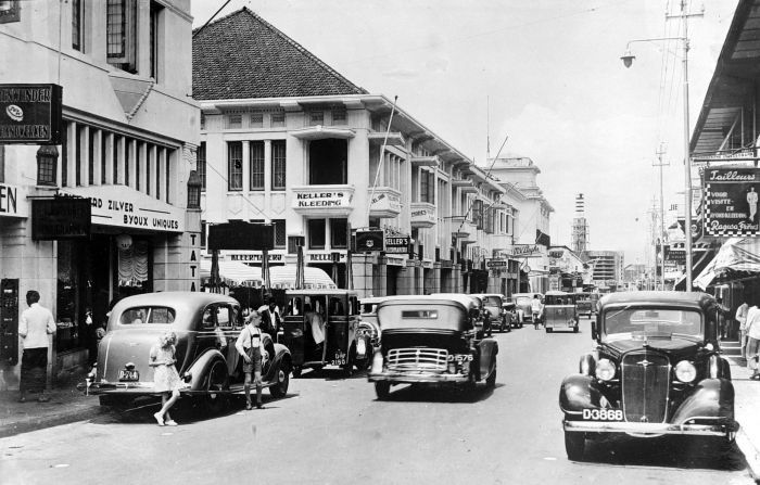 suasana Jalan Braga, Bandung, tempo dulu