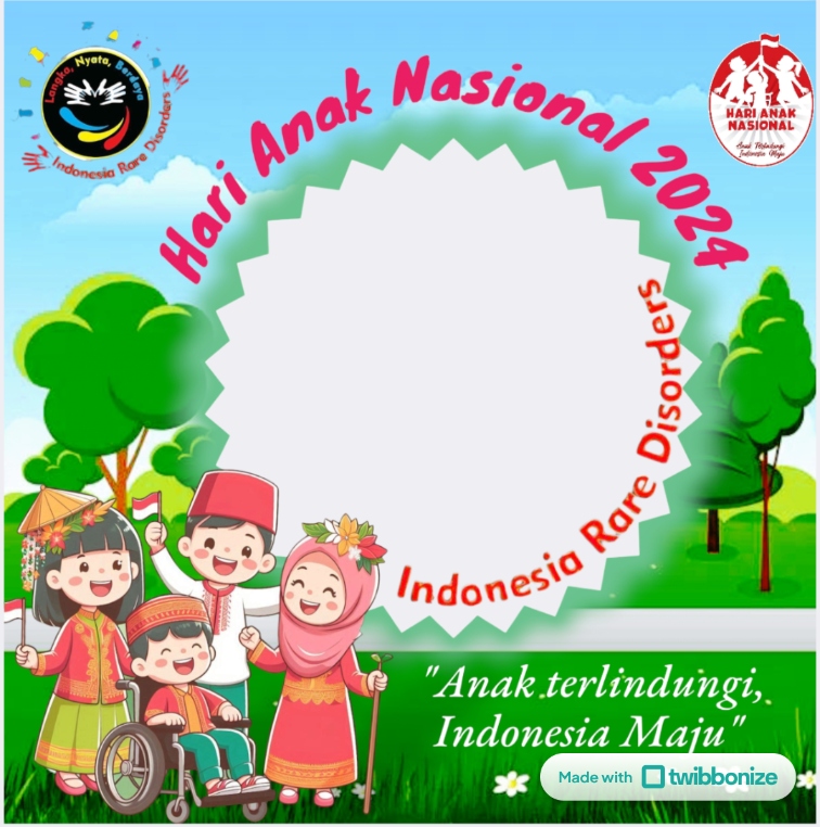 twibbon hari anak nasional 2024