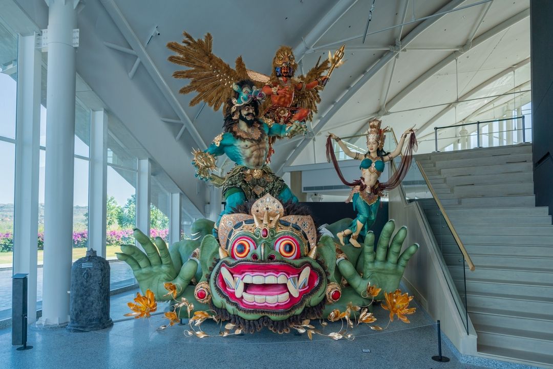 Patung ogoh-ogoh di Museum SAKA (SAKA Museum)